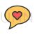 Chat bubble Line Filled Icon - IconBunny