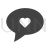 Chat bubble Glyph Icon - IconBunny
