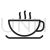 Coffee Cup Line Icon - IconBunny