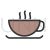 Coffee Cup Line Filled Icon - IconBunny