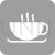 Coffee Cup Flat Round Corner Icon - IconBunny