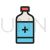 Medicine Bottle Line Filled Icon - IconBunny