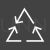 Recycle Arrow Line Inverted Icon