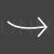 Arrow Pointing Right Line Inverted Icon