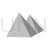 Pyramids Greyscale Icon
