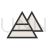Pyramids Line Filled Icon