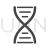 DNA Structure Glyph Icon