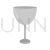 Wine Goblet Greyscale Icon