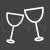 Drinks Line Inverted Icon