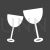 Drinks Glyph Inverted Icon