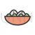 Salad Bowl Line Filled Icon