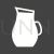 Jug of Water Glyph Inverted Icon