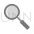 Magnifying glass Greyscale Icon