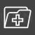 Medical Records Line Inverted Icon