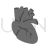 Heart Greyscale Icon - IconBunny