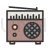 Old Radio Line Filled Icon