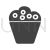 Cupcake Glyph Icon