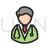 Male Doctor Line Filled Icon - IconBunny