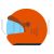 Helmet Flat Multicolor Icon