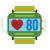 Heart Rate Monitoring Flat Multicolor Icon