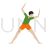 Person Exercising Flat Multicolor Icon