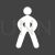Fitness Glyph Inverted Icon