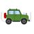 Safari Jeep Flat Multicolor Icon