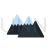 Mountains Flat Multicolor Icon