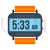 Wrist Watch Flat Multicolor Icon