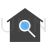 House Search Blue Black Icon