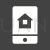 Mobile Housing II Glyph Inverted Icon