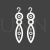 Earrings I Line Inverted Icon