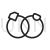 Rings Line Icon