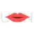 Lips  Flat Multicolor Icon