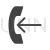 Incoming Call Glyph Icon