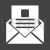 Read Mail Glyph Inverted Icon