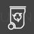 Recycle Bin Line Inverted Icon - IconBunny