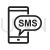 SMS Notification Line Icon