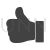 Thumbs Up Glyph Icon