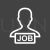 Job Opening Line Inverted Icon