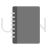 Notebook Greyscale Icon