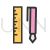 Stationery Items Line Filled Icon