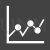 Statistical Graph Glyph Inverted Icon