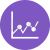 Statistical Graph Flat Round Icon