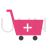 Add Shopping Cart Flat Multicolor Icon