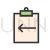 Assignment Return I Line Filled Icon
