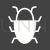 Bug Report Glyph Inverted Icon