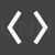 Code Glyph Inverted Icon