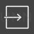 Exit to App Line Inverted Icon