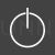 Settings Power Line Inverted Icon